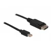Cable Mini DP/DP 1.2 DeLOCK 82438 2 m Black