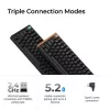 Mechanical keyboard Keychron K4 HE with Gateron Double‑Rail Magnetic Nebula switches, wireless, black, US layout
