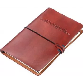 Troika Bullet Journal - Monochrome - brown - A5 - 72 Sheets - dot-grid paper - adult (BTJ36/BR)
