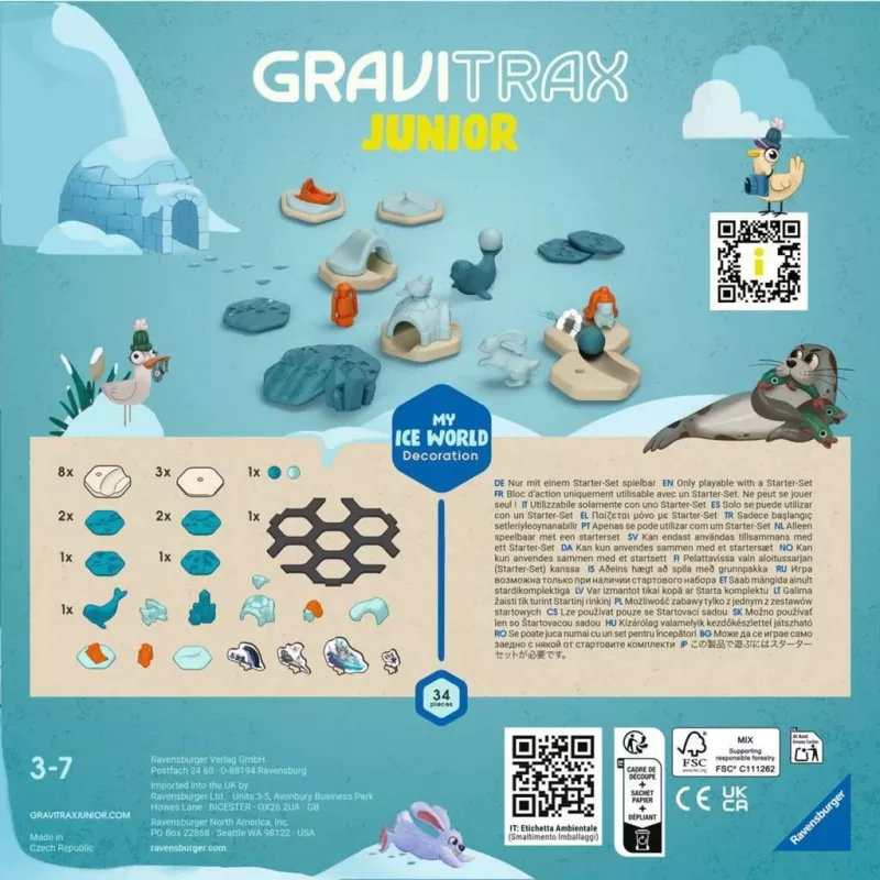 Board game Ravensburger GraviTrax Junior 3 years and up