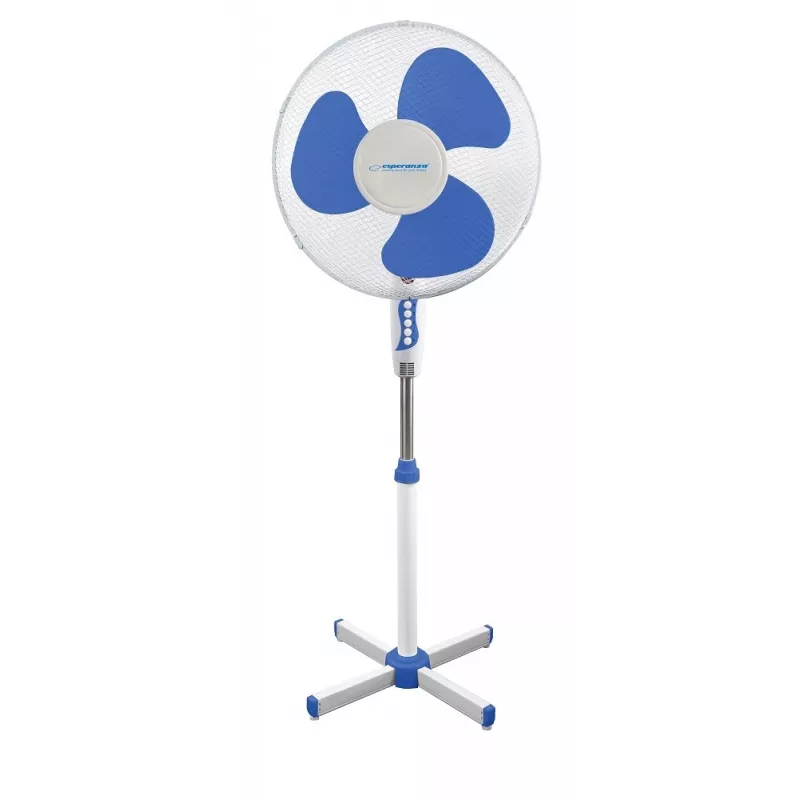 Household blade fan ESPERANZA EHF001WB — 40 cm, 3 speeds, floor, height adjustable, oscillating