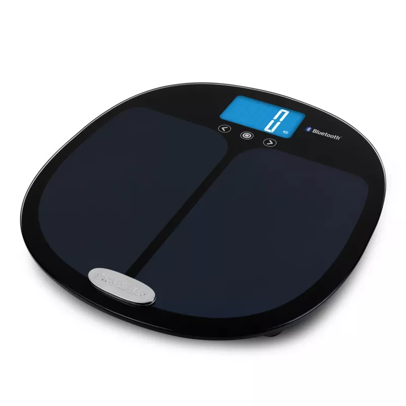 Bathroom Scale Salter 9192 BK3R Curve Bluetooth Smart Analyser