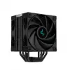 Air cooler DeepCool AK400 ZERO DARK PLUS — 120 mm FDB fan, 4 heat pipes 6 mm, for LGA 1700/AM4/AM5, height 155 mm, black