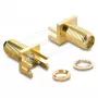 Connector adapter DELOCK SMA gender changer 67412, SMA to SMA, gold-plated