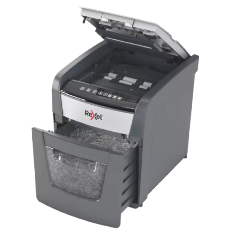 Rexel Optimum AutoFeed+ 50X Automatic Cross Cut Paper Shredder P4