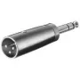 Wentronic Goobay XLR- Adapter - XLR-Plug (3-Pin) > jack 6,35 mm-Plug (4-Pin, Stereo) (27515)