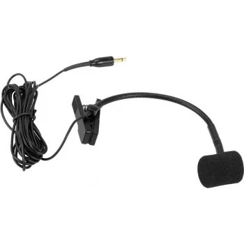 Microphone for Wireless Bodypack Transmitter Omnitronic 13063460 — Instrument Microphone for Wind/Brass/Woodwind