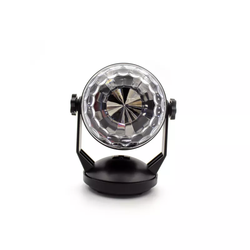 LED disco ball light DENVER LDB-319 — compact LED party light, model 117220200040