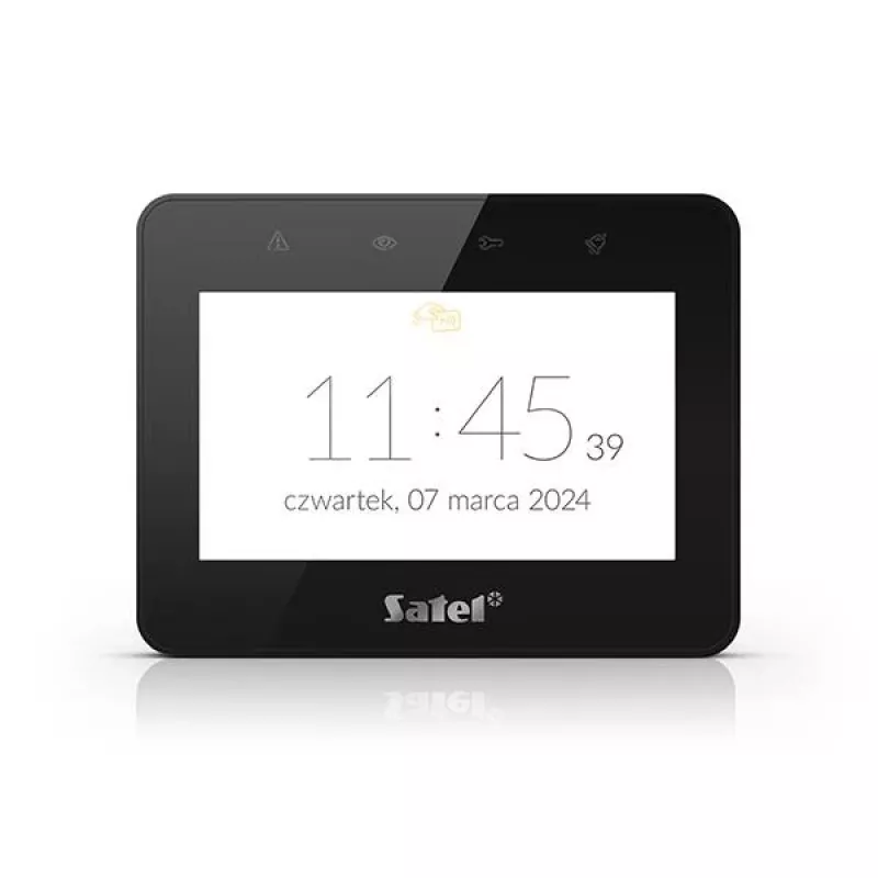 SATEL 4.3 touch screen keypad INT-TSG2R-B black