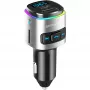 FM transmitter 4smarts 456201 Cigar lighter Black Silver AM FM Bluetooth