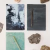 MIQUELRIUS Notebook Stone Paper 14,2 x 20,5 blank, black Hardcover 50 Pages (A821990)