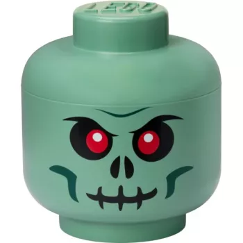 LEGO Storage Head Skeleton , Storage Box black/Red, large