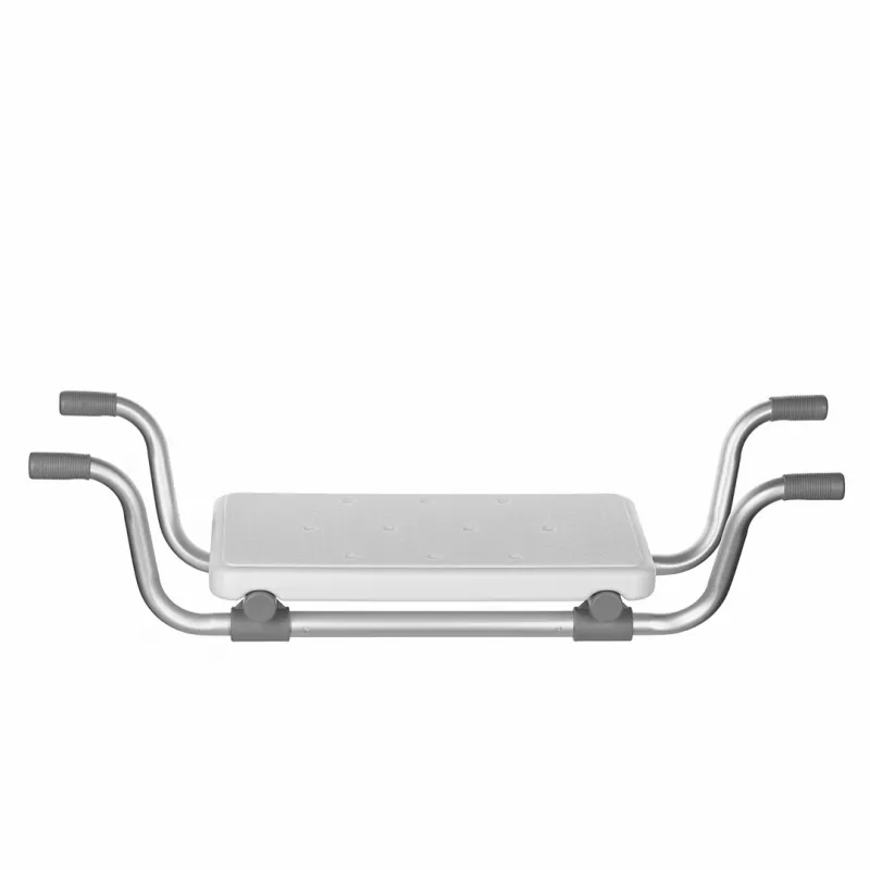 Bath bench ActionMed LW200AM recessed bathtub design, technopolymer, silver, slip-resistant, horizontal adjustment