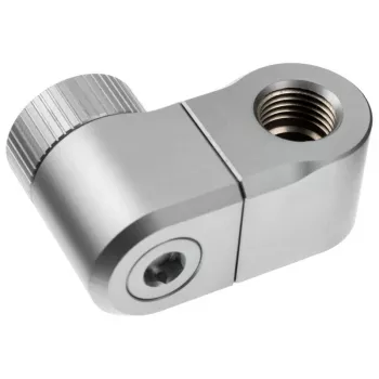 EK Water Blocks EK-Quantum Torque G1/4 Zoll doppel Verlängerungs Offset MF 28 - Satin Titanium