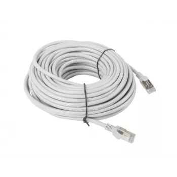 LANBERG network cable Cat5e U/UTP RJ-45 to RJ-45 20 m Grey, 26 AWG, CCA conductor