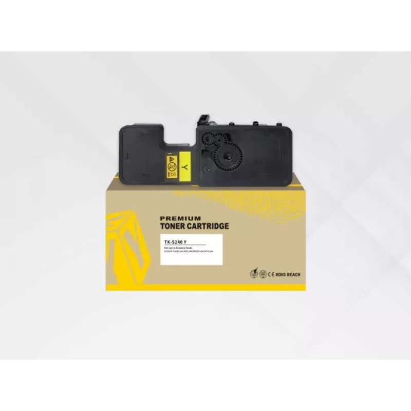 Toner cartridge HYB compatible with Kyocera TK-5240Y, yellow, for ECOSYS P5026Cdw/P5026Cdn/M5526Cdw/M5526Cdn