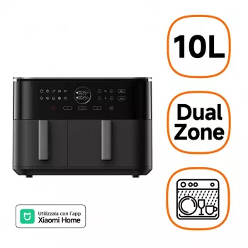 Xiaomi Dual Zone EAN Air Fryer 10 L 2700W Total Power Black