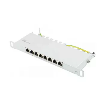 Good Connections Patchpanel 10Cat. 6 8-P. 0,5 HE lichtgr.