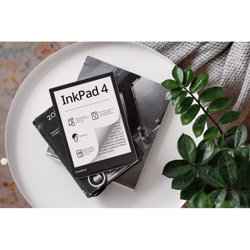 E-book reader PocketBook InkPad 4 7.8 inch E Ink Carta, 32 GB, Wi‑Fi, Black/Silver
