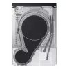 Samsung Dryer DV90DG52A0ABLE, black, SpaceMax, Higiene care, 9kg, A+++, heat pump, Black