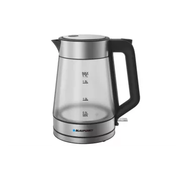 Electric kettle Blaupunkt EKG401 1.7 L 2200 W glass housing, stainless steel accents, water level indicator