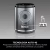Portable blender Ninja BC251EUGY, 0.57 L bowl, 11.1 V battery, stainless steel blades, transparent/grey