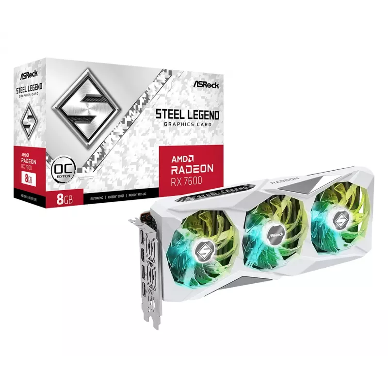 ASRock Radeon RX 7600 SL 8GB GDDR6 Graphics Card