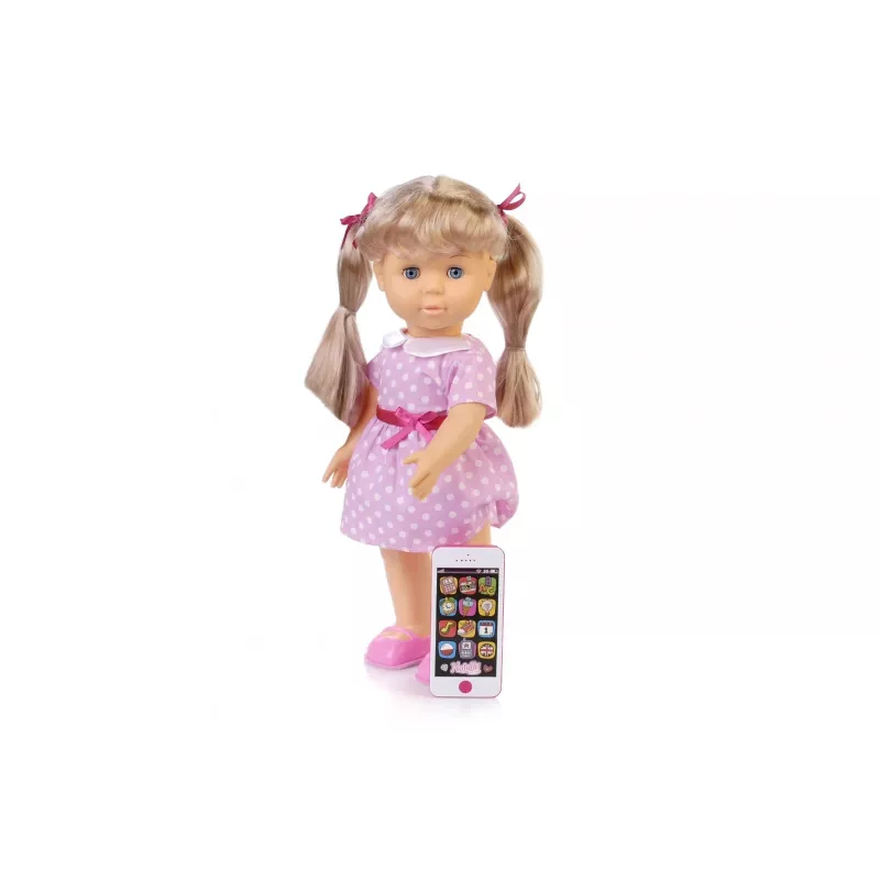 Doll Artyk Natalia walking with smartphone 41 cm – Artyk 41cm walking doll with accessory