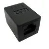 RJ-45 Modular Coupler VALUE Cat.6 unshielded black
