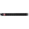 Power distribution unit GEMBIRD EG-PDU-10C132C19 — 10x C13 sockets, 1U rack, 16A C19 input, 2 m cable, 3500 W