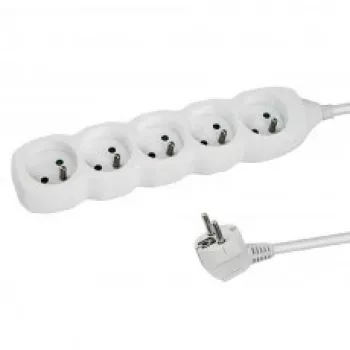 Power extension ESPERANZA ELK207W — 1.5 m cable, 5 Type E AC outlets, indoor, 220–250V