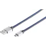 USB cable S/CONN 14-50029 2m USB A Micro-USB B Blue