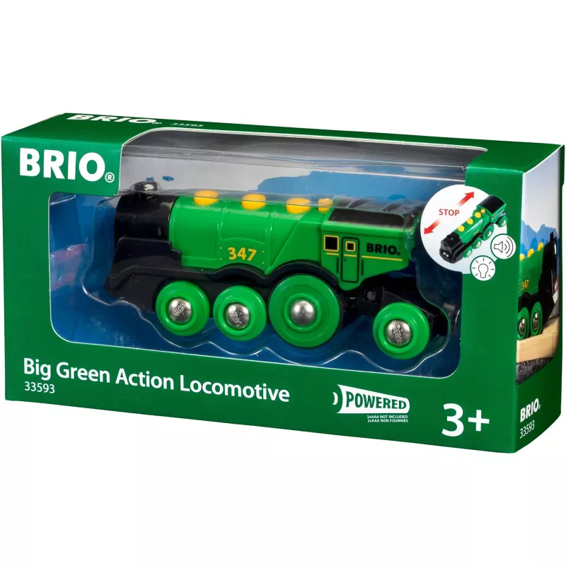 World Grüner Gustav Battery Locomotive, Toy Vehicle Green