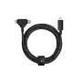 Charging and data cable native union Belt Cable Duo Pro USB-C to USB-C and Lightning Black