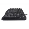 K120 Corded Keyboard, wired, USB, QWERTZ, black