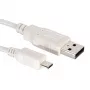 Value USB cable USB 2.0 USB-A plug, USB micro-B plug 3.00 m white shielded 11.99.8755