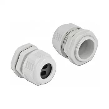 Cable Gland DeLOCK 60392 Grey Plastic 2 pc(s)