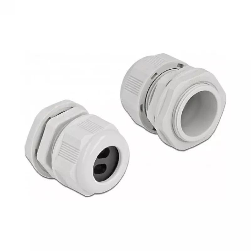 Cable Gland DeLOCK 60392 Grey Plastic 2 pc(s)