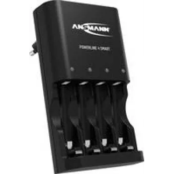 Ansmann Powerline 4 Smart Rundzellen-Charger NiCd, NiMH Micro (AAA), Mignon (AA) (990-00113)
