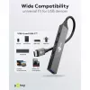 Goobay Slim 4-Port USB-Hub, USB-C™ auf USB-C™/USB-A, USB 3.2 (74459)