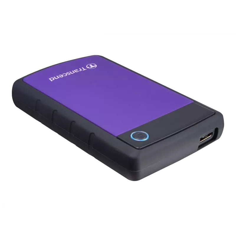 Transcend StoreJet 25H3P - Festplatte - 4TB - extern (tragbar) - 2.5 (6,4 cm) - USB3.0 - 256-Bit-AES - lila (TS4TSJ25H3P)