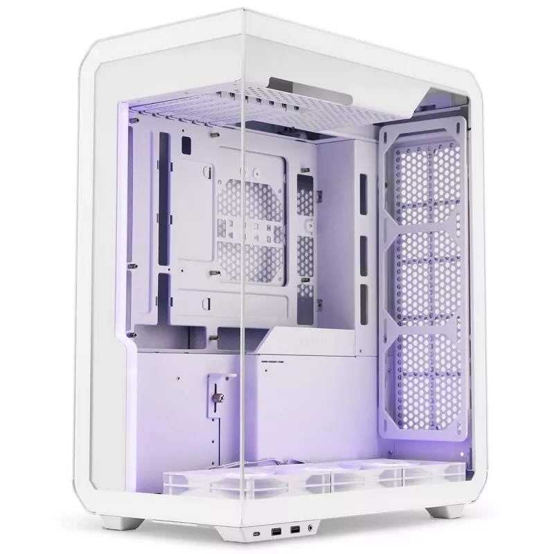 Computer case, SSUPD Xhuttle Midi-Tower, Midi-Tower, white