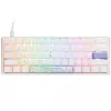 Ducky One 3 Classic Pure White Mini Gaming Keyboard, RGB LED - MX-Red (US) (DKON2161ST-RUSPDPWWWSC1)