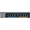 NETGEAR MS108TUP Unmanaged L2 2.5G Ethernet (100/1000/2500) Power over Ethernet (PoE) Grey
