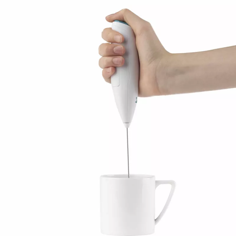 Automatic Milk Frother JATA JEES1111 Blue White Battery Operated