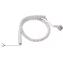 Bachmann spiral cable H05VV-F 3G1.5mm² L 1.0m white AEH/CEE7/7 - Accessory Power Supply