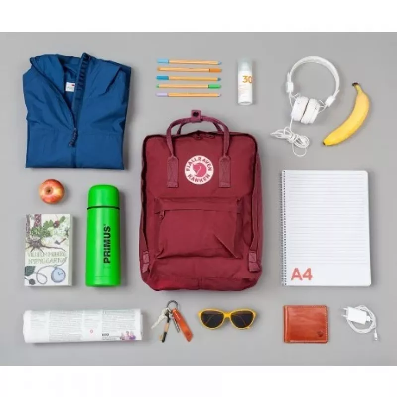 Fjällräven Kånken backpack Graphite Vinylon Zipper closure