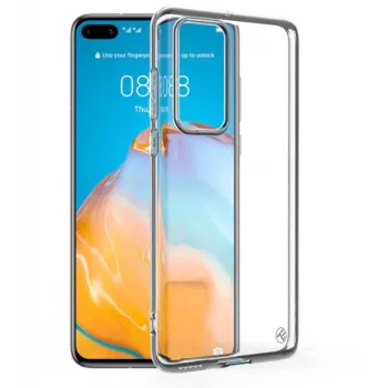 Protective Silicone Cover Tellur for Huawei P40, Transparent