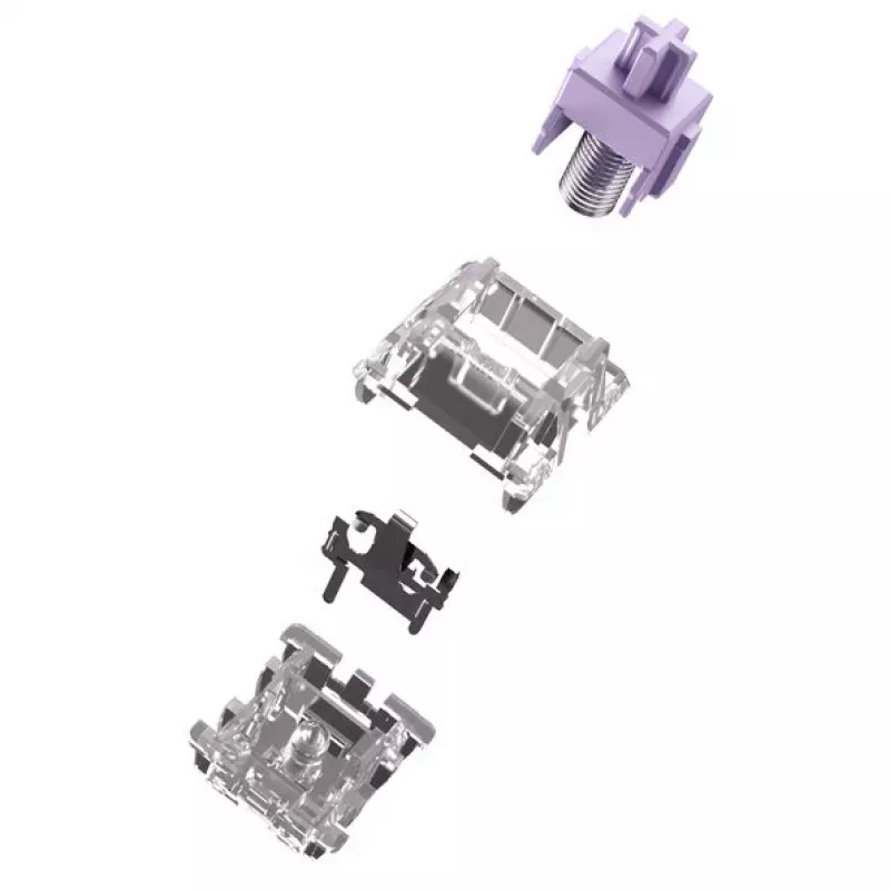 Mechanical keyboard switches GLORIOUS Mako Ultralight 5-pin MX-stem 40g tactile lubed, pack of 110