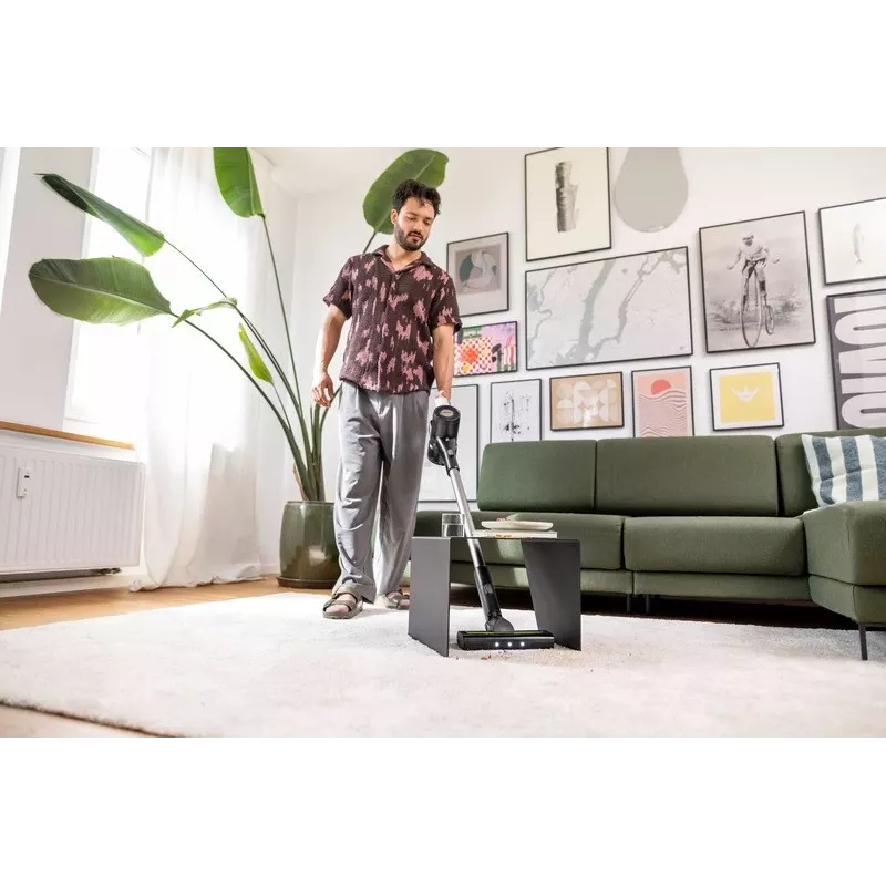 Stick vacuum Kärcher VCS 3 Nano — battery, HEPA filter, bagless 0.6 L, 2.5 Ah, black